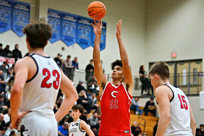 Columbus Lake Oswego boys basketball Les Schwab Invitational December 27 2023 Leon Neuschwander 10